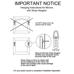 Silver Windowpane Square Wall Mirror