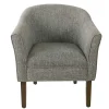 Slate Gray Accent Chair