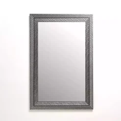 Sloan Silver Grooved Wall Mirror