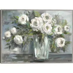 Soft Blooms Still Life Framed Wall Art