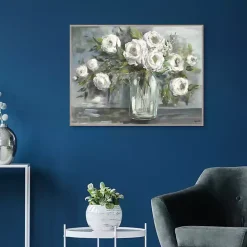 Soft Blooms Still Life Framed Wall Art