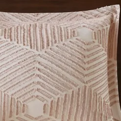 Soft Pink Tufted King 3-pc. Comforter Set