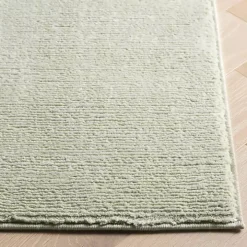 Solid Sage Green Revive Area Rug, 5x7