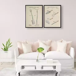 Spade Patent Framed Art Print