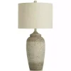 Speckled Cream Two-Tone Ridge Table Lamp