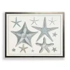 Starfish Collage Bronze Framed Art Print