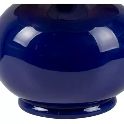 Stella Blue Diminuta Table Lamp with Woven Shade