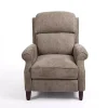 Stone Handwoven Upholstered Recliner