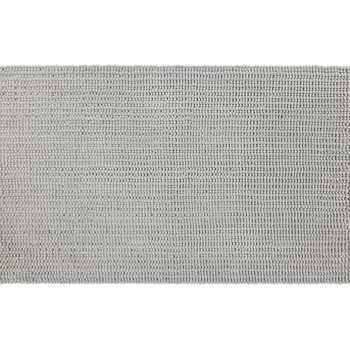 Stone Memory Foam Chenille Bath Mat, 60 in.