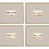 Subtle Landscapes Framed Art Prints, Set of 4