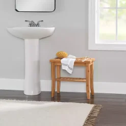 Sumter Bamboo Bathroom Stool