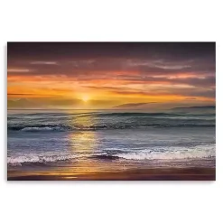 Sundown Descanso Beach Canvas Art Print, 60x40 in.