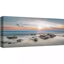 Sunset Flight Giclee Canvas Art Print