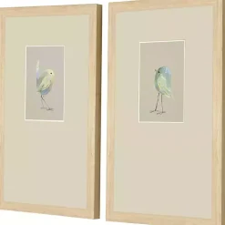 Sweet Chickadees Framed Art Prints, Set of 2