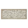 Tan Botanical Cotton Bath Mat, 60 in.