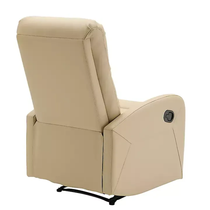 Tan Faux Leather Dormi Recliner