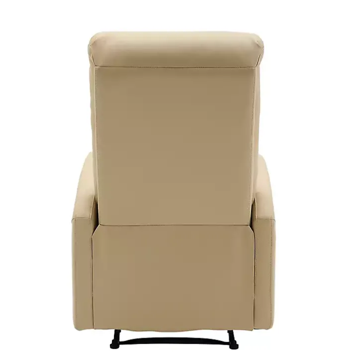 Tan Faux Leather Dormi Recliner
