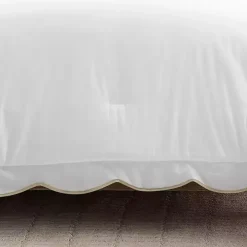 Tan Scalloped Edge 3-pc. King Comforter Set