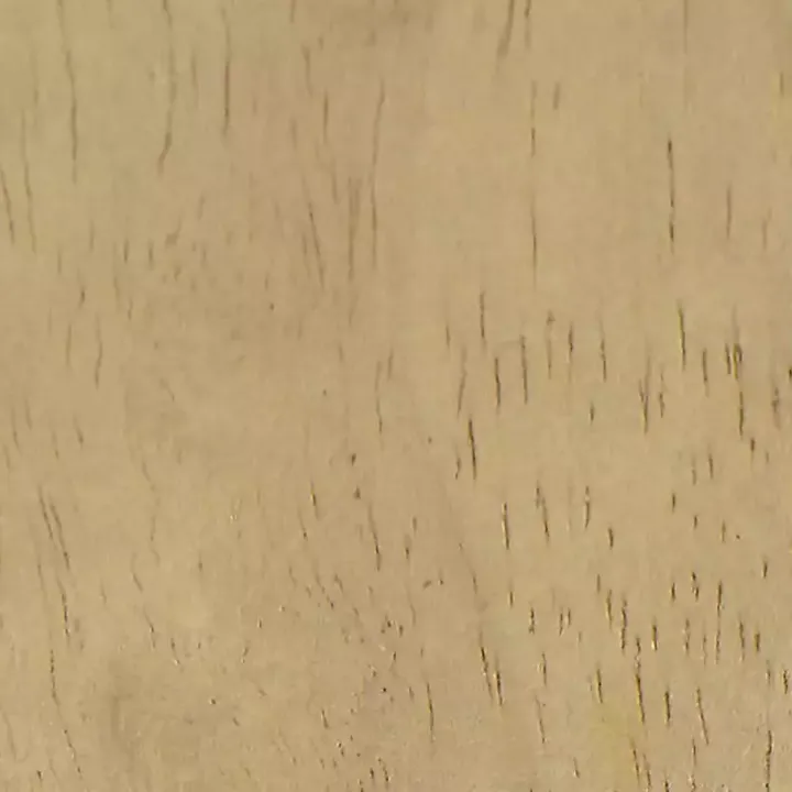 Tan Striped Upholstered Wood Frame Armchair