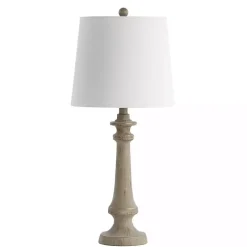 Tan Tapered Column Rhett Table Lamp