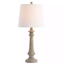 Tan Tapered Column Rhett Table Lamp