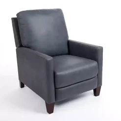 Teramo Steel Blue Recliner