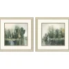 Textured Treeline Framed Art Prints, Set of 2