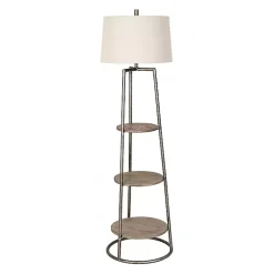3-Tier Shelf Floor Lamp