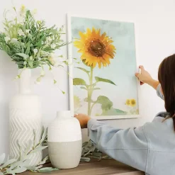 Towering Sunflower Framed Art Print