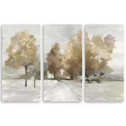 Trail Under The Trees Canvas Art Prints, Set of 3