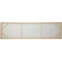 Tree Line Landscape Framed Canvas Art Print