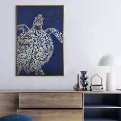 Turtle Sea Creature Framed Art Print