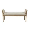 Upholstered Cane Martha Stewart Isla Bench