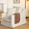 Upholstered Weekend Swivel Accent Chair