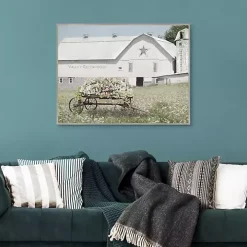 Valley Greenhouse Framed Art Print