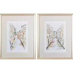 Venice Memories Framed Art Prints, Set of 2