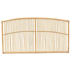 Vertical Weave Rattan Queen Headboard