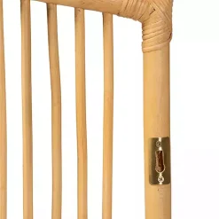 Vertical Weave Rattan Queen Headboard