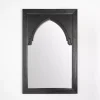 Victor Black Wood Vault Wall Mirror