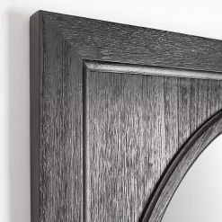 Victor Black Wood Vault Wall Mirror