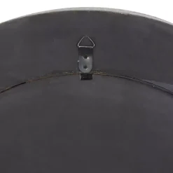 Vintage Cream Rust Round Framed Wall Clock