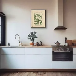 Vintage Fern II Framed Art Print