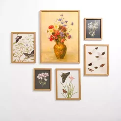 Vintage Floral Framed Art 6-pc. Gallery Set