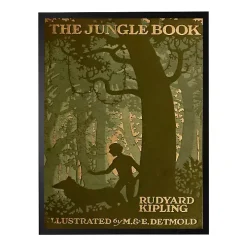 Vintage The Jungle Book Cover Framed Wall Art