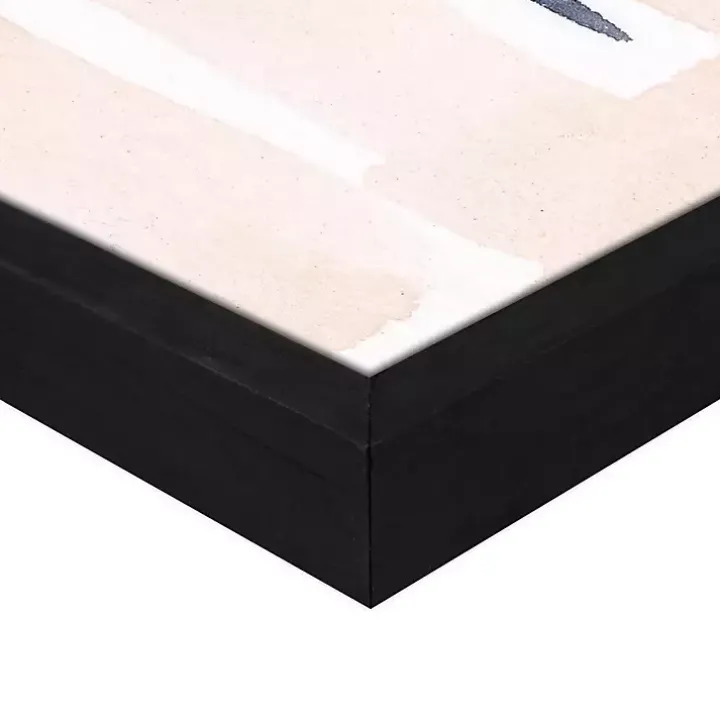 Watercolor Boat Club Framed Canvas Art Print