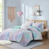 Watercolor Tie-Dye 4-pc. Full/Queen Quilt Set
