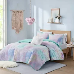 Watercolor Tie-Dye 4-pc. Full/Queen Quilt Set