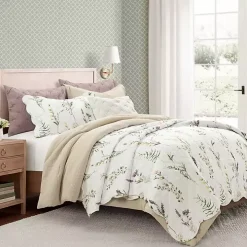 Watercolor Wildflower 3-pc. King Quilt Set