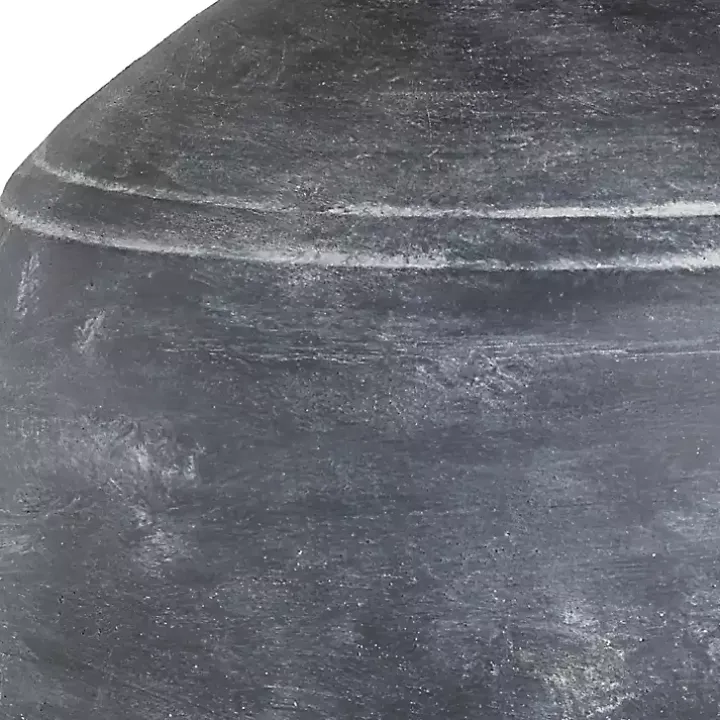 Weathered Black Ceramic Rhys Table Lamp