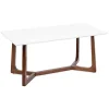 White and Walnut Olivia Coffee Table